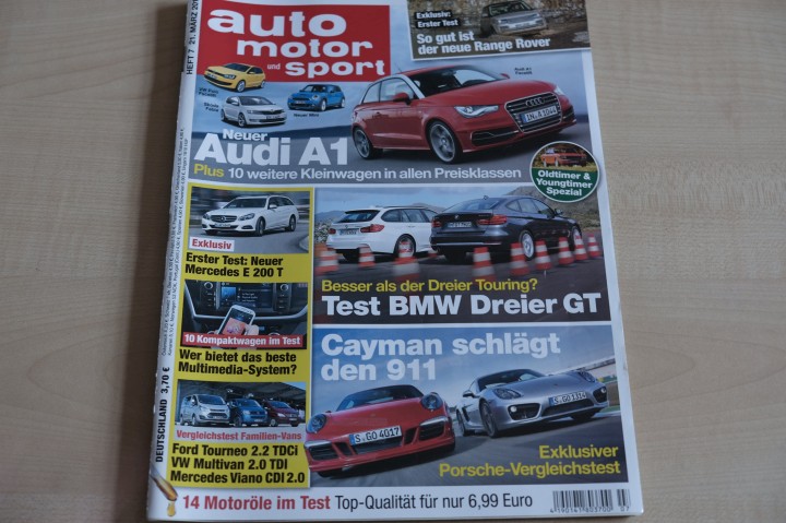 Deckblatt Auto Motor und Sport (07/2013)